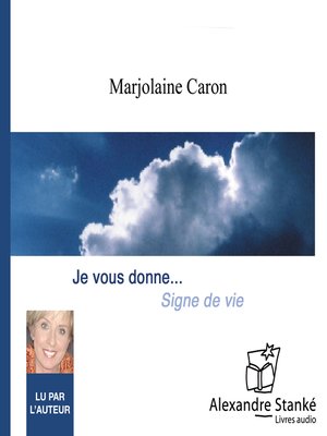 cover image of Je vous donne signe de vie